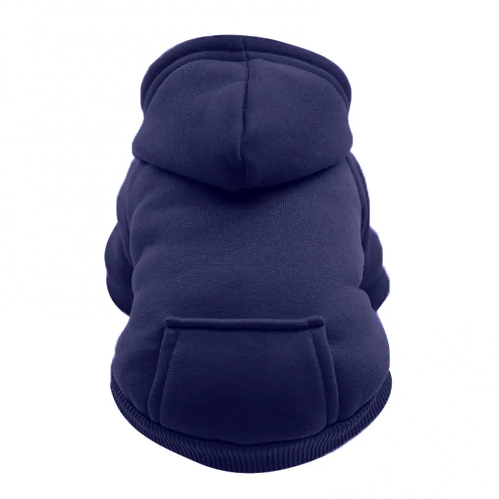 Pet Two-legged Hooded Sweatshirt With Pocket.