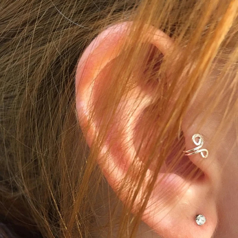 Zunis Acupressure Slimming Non Pierced Earrings