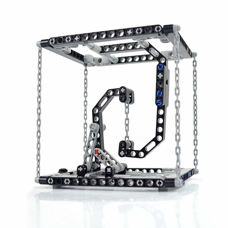 MOC Anti-Gravity Building Brick Set With Technical Suspension Tension Balancing Frame