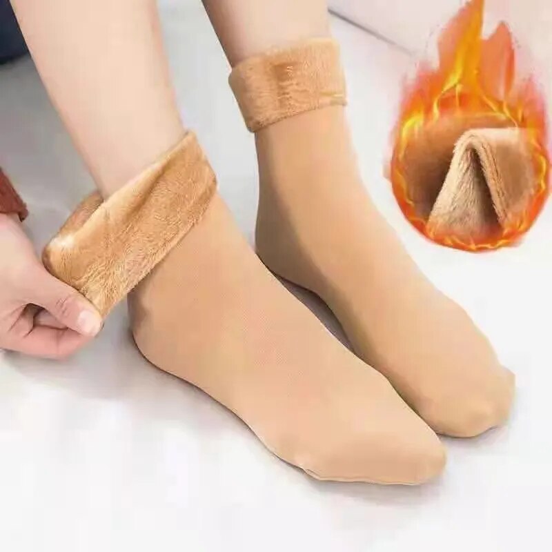 5 Pairs Women Casual Wool Thermal Winter Socks.