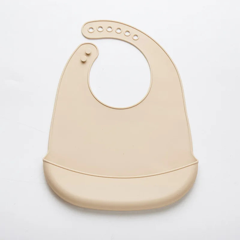 Silicone Soft Adjustable Baby Bib. BPA Free