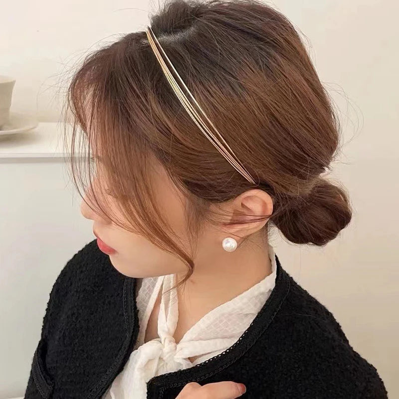 Women's Multilayer Metal Hair Band
