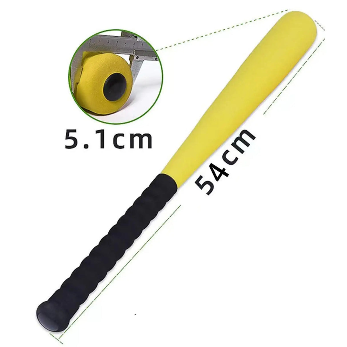 Children's Indoor Outdoor 21 Inch Foam Baseball Bat And Ball