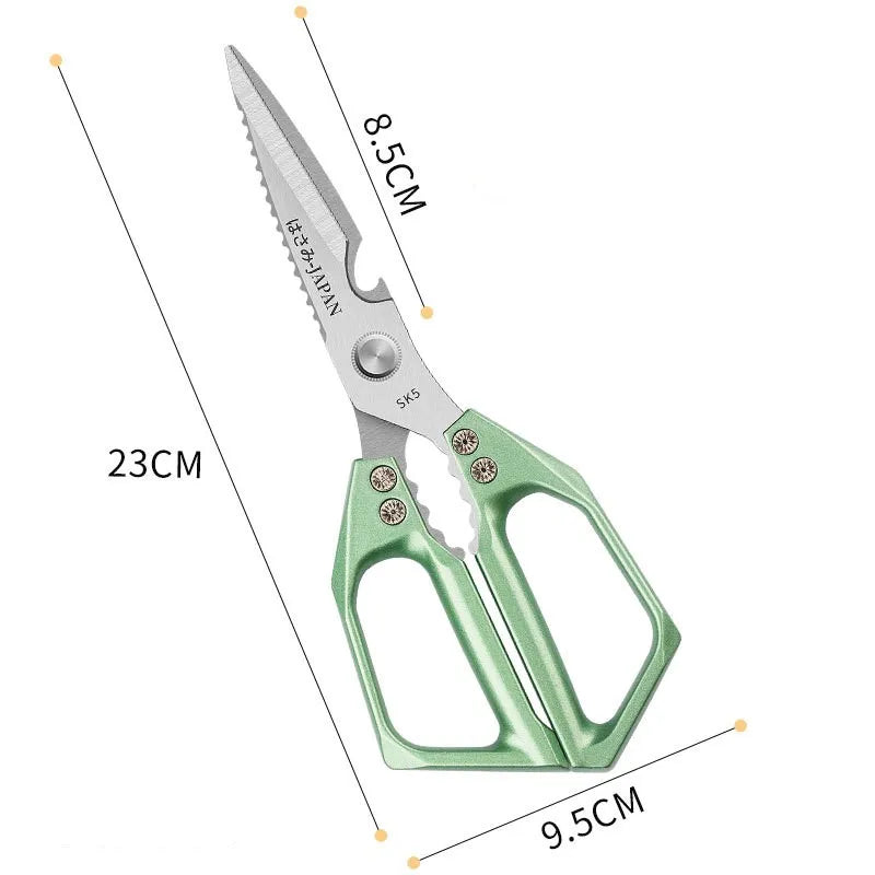 1pc Heavy-Duty Stainless Steel Multi-Purpose Kitchen Shears Scissors