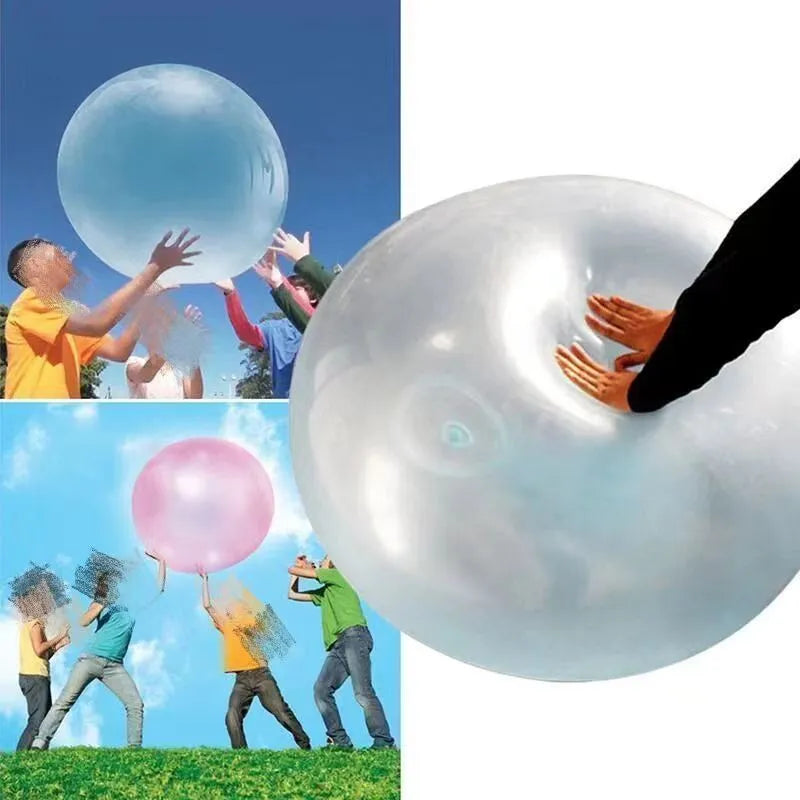 Children's outdoor water bubble ball toy.
