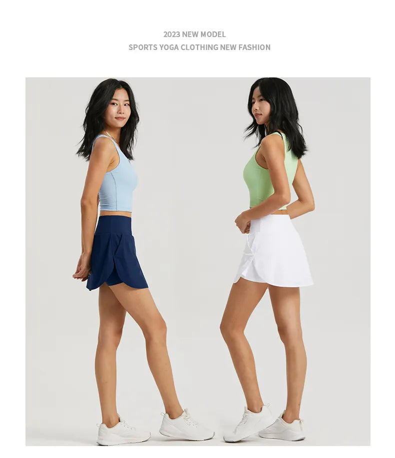 WISRUNING Skort For Badminton Or Tennis