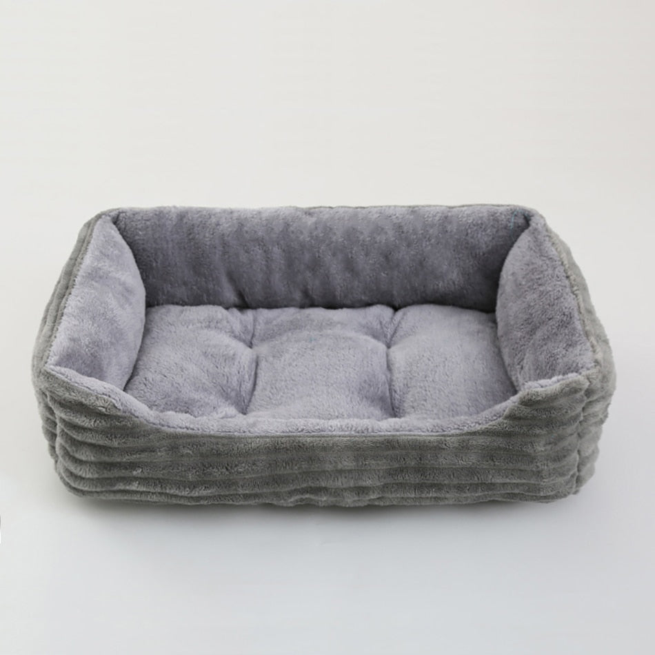 Pet Square Plush Kennel Bed Cushion.