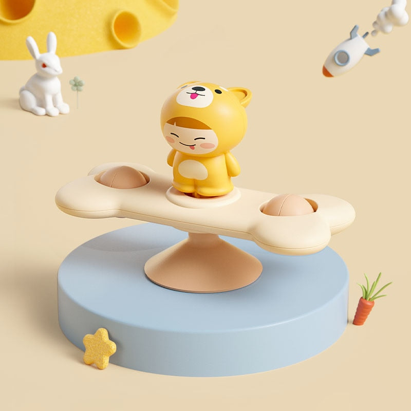 1pcs Cartoon Fidget Spinner.  Educational toy as well as rattle toy.