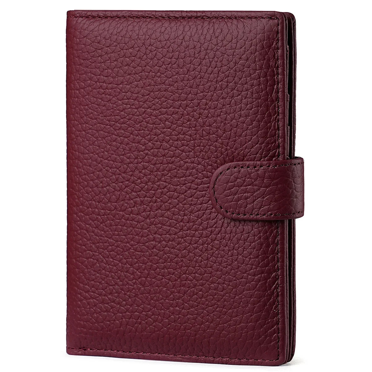 Men Or Women's RFID Slim Leather Passport Holder With Card And Money Slots