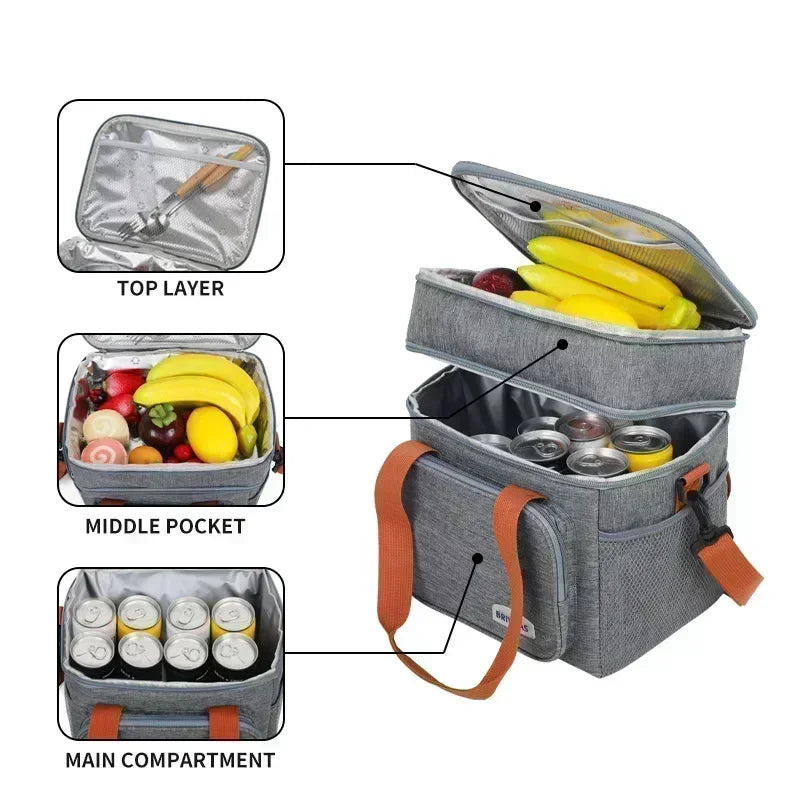 Insulated Large Capacity Lunch Box
