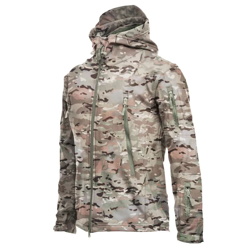 Men Or Women's Waterproof Soft Shell Windbreaker Jacket For Hunting Skiing Or Camping