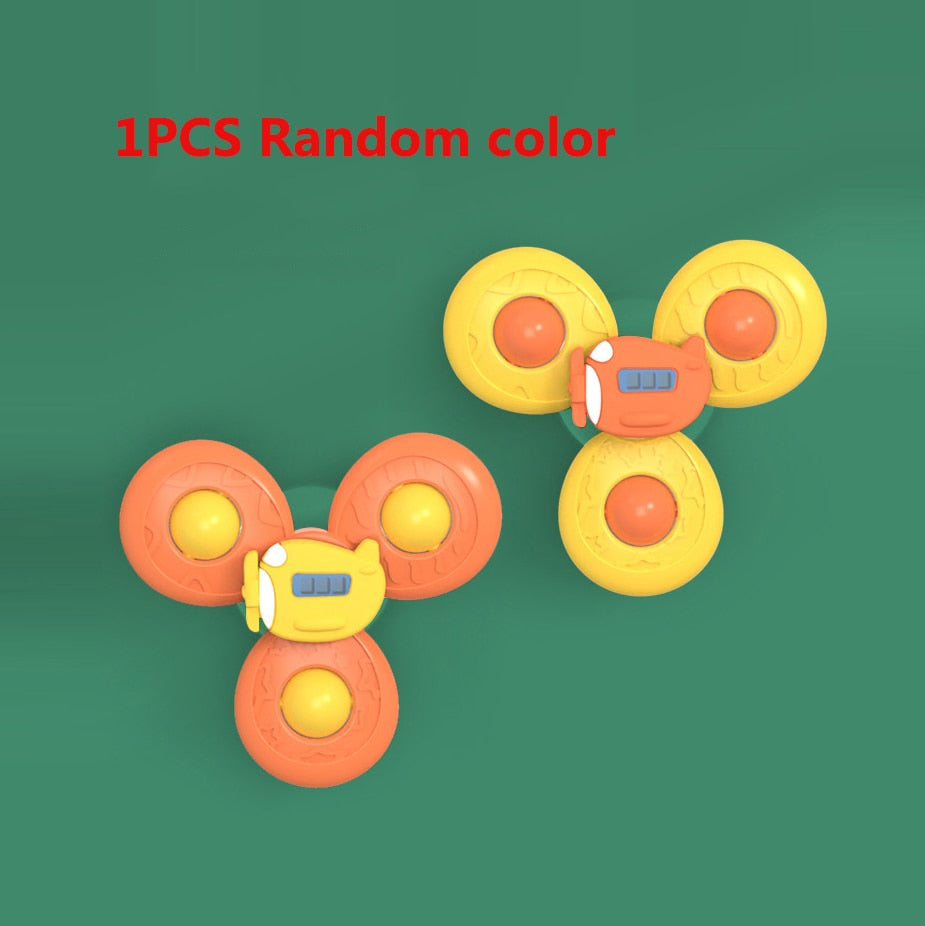 1pcs Cartoon Fidget Spinner.  Educational toy as well as rattle toy.