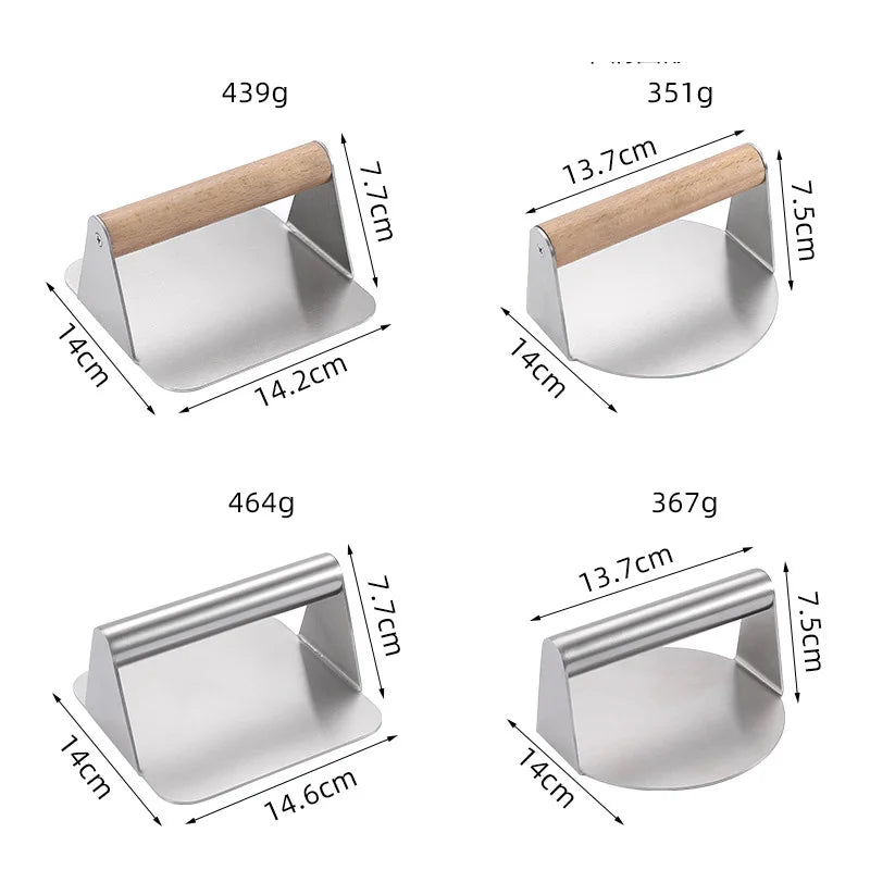 Stainless Steel Non-Stick Hamburger Press