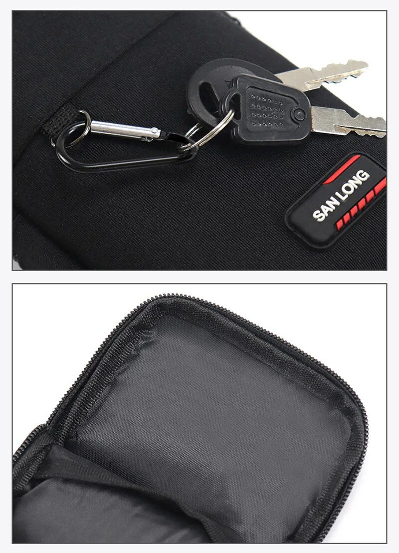 Women or Men's Single/double Layer Waterproof Waist Bag Purse.