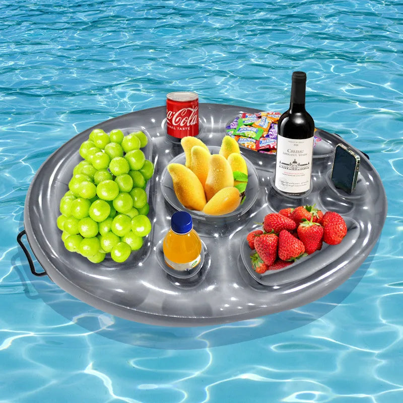 1p Inflatable Food Tray/Ice Bar For Swimming Pools