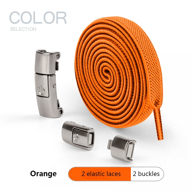 8MM Widened Flat Press Lock Shoelaces.