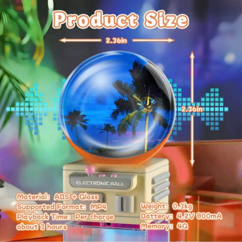 2.7 Inch- 4GB Video Crystal Ball