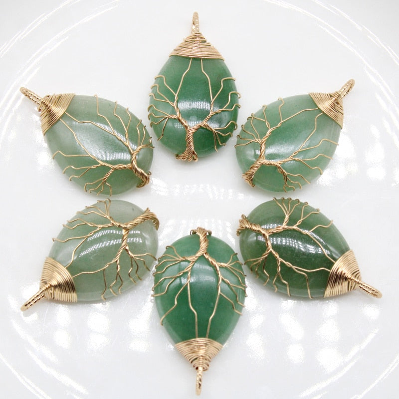 Natural Stone Pendants To Create Your own Necklace.