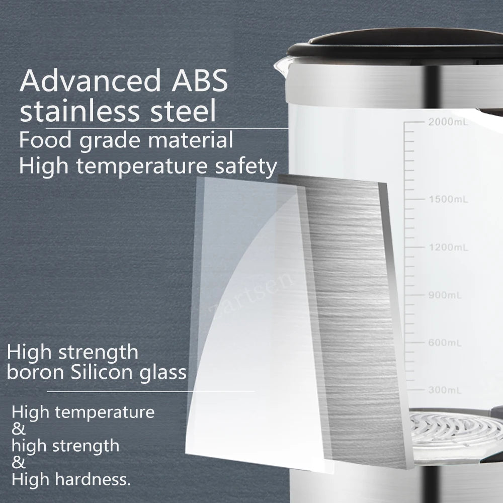 110V/220V -2L Ionizer Hydrogen Water Bottle With Filter For Alkaline Water