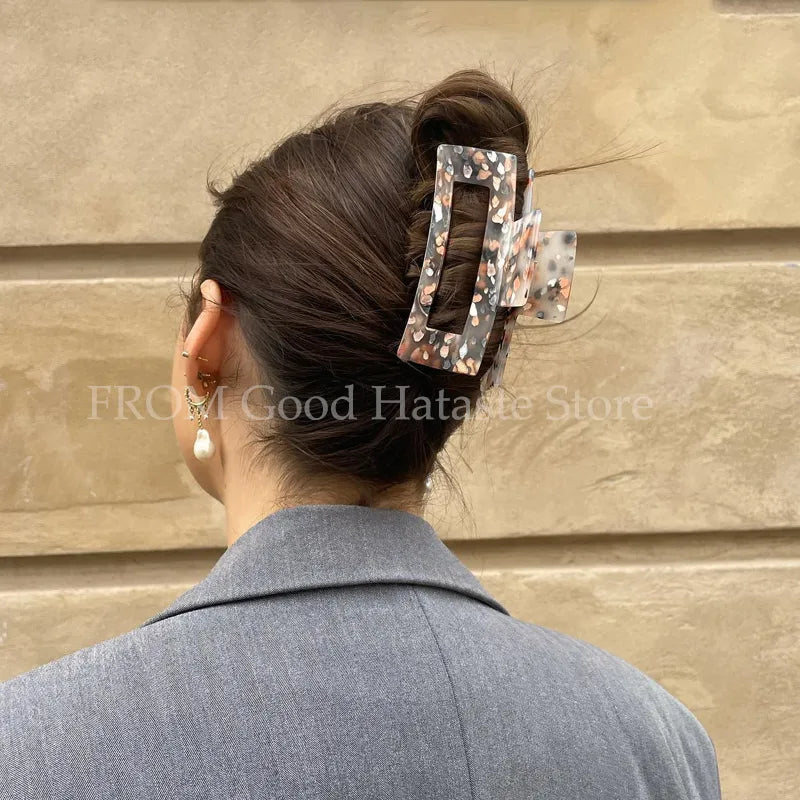 Women's Large  Acrylic Hair Clips.
