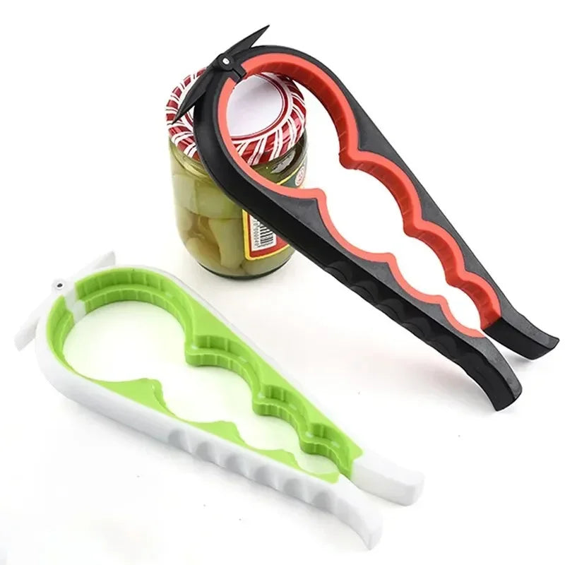 Multi Functional Four In One Anti-Slip Bottle Opener