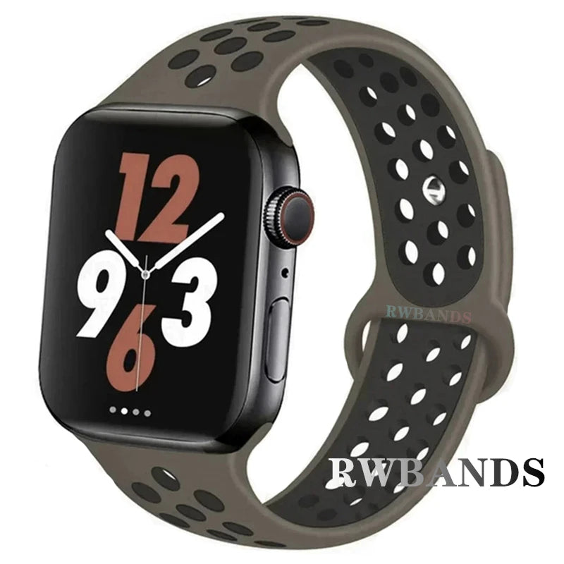 Sport Strap for Apple Watch Band 46mm 44mm 40mm 42-38-41mm 45mm Series 10 9 8 7 6 SE 5 3 Ultra 2 49mm