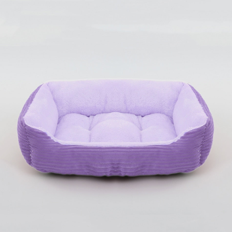 Pet Square Plush Kennel Bed Cushion.