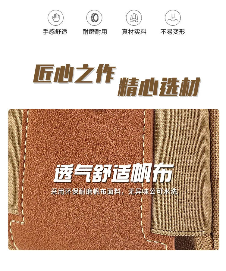Multi-functional Large Capacity Waist Bag Attaches To Your Belt