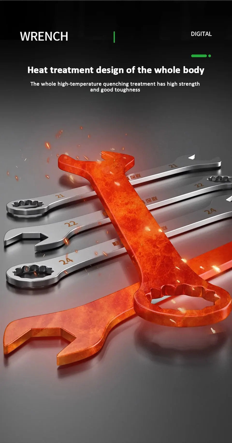 5-32MM Ultra-thin Universal Open End Wrenches