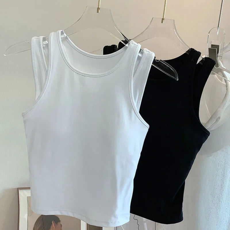 Women Sports Halter With Inner Padded Bra