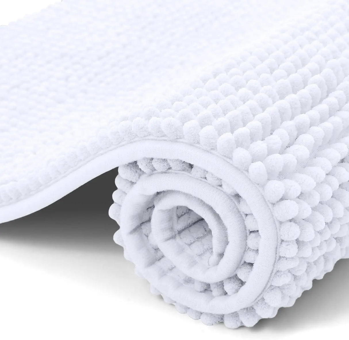 Kitinjoy Chenille Non-slip Washable Quick Drying Bath Mat