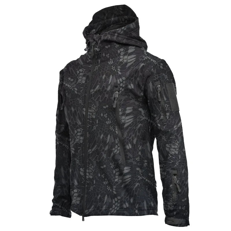 Men Or Women's Waterproof Soft Shell Windbreaker Jacket For Hunting Skiing Or Camping