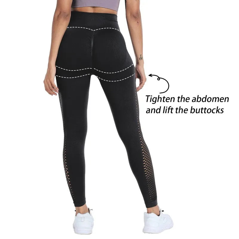 Womens High Waist Seamless Leggings