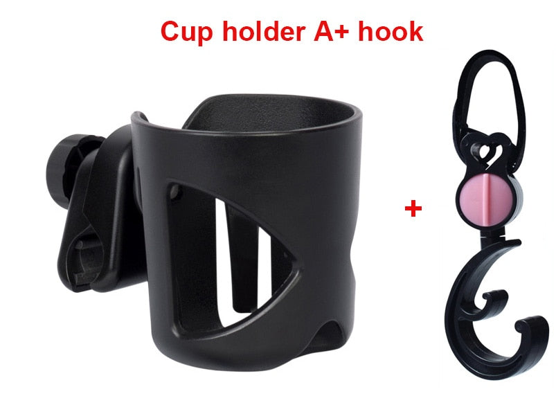 Baby Stroller mobile phone and drink holder.