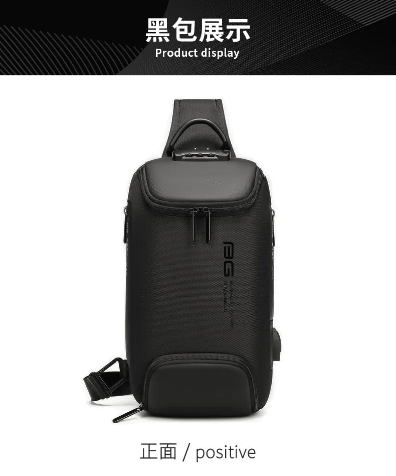 Bange Anti-theft Multifunction Waterproof Crossbody Bag