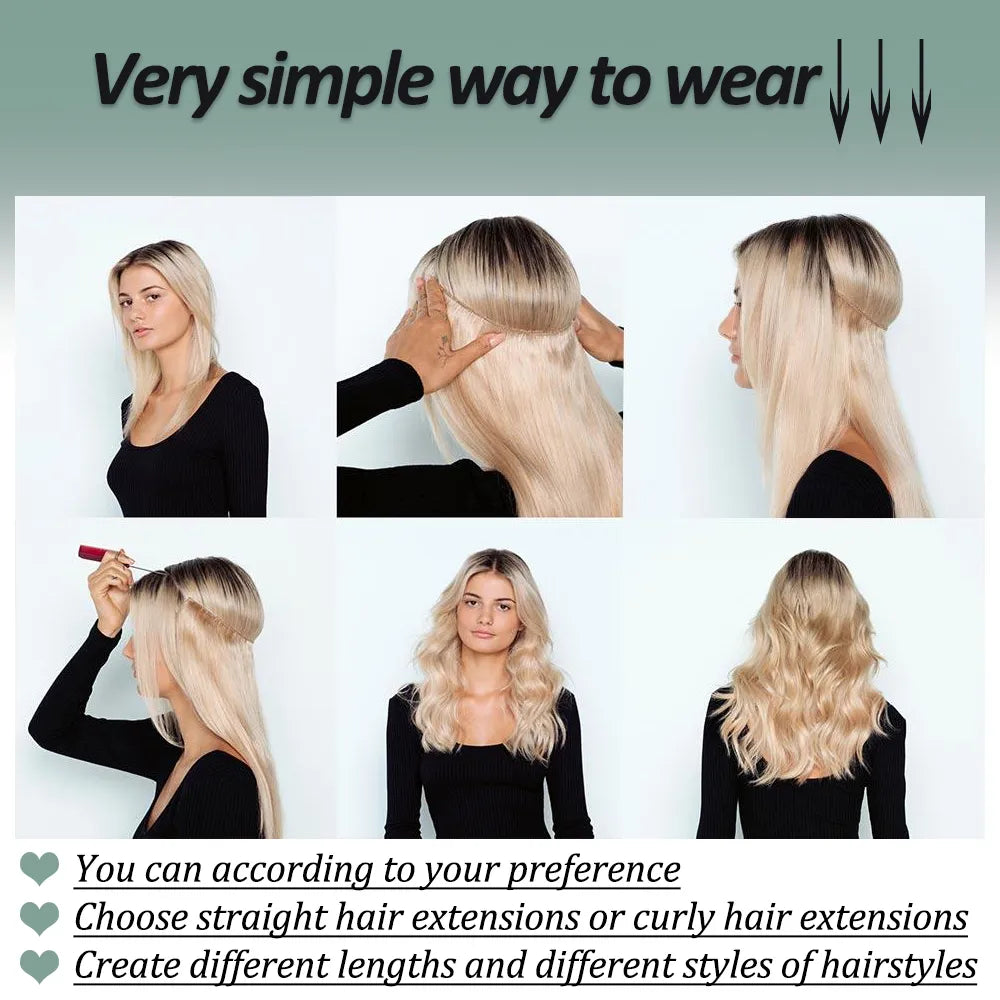 Synthetic Hair Extensions.