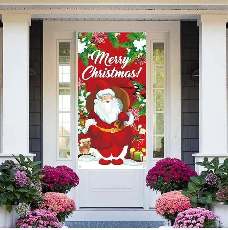 Christmas Hanging Door Banners  Decoration
