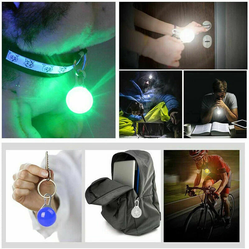 LED Colorful Safety Lights For Pets, Hiking Or Biking.