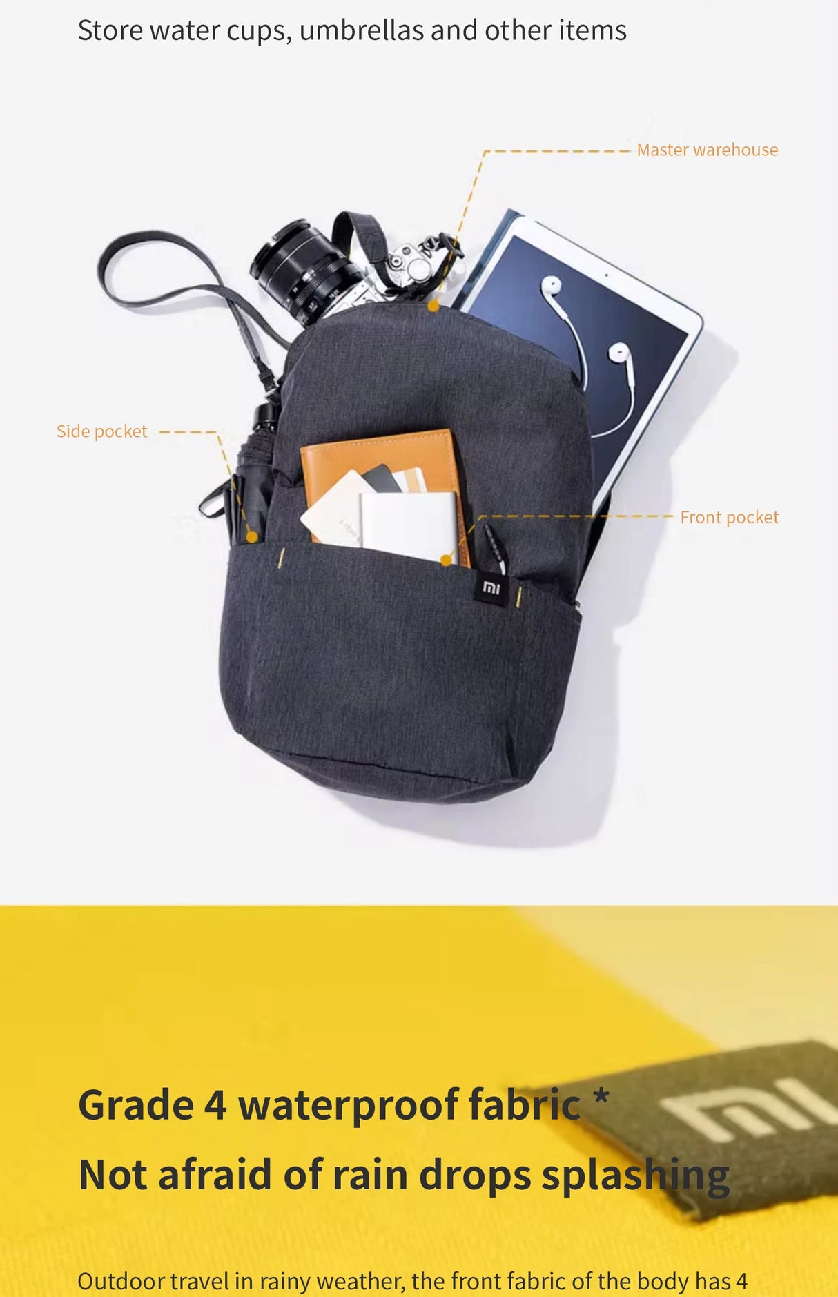 Xiaomi Men And Women Ultra-Lightweight Waterproof Colorful Sports bag