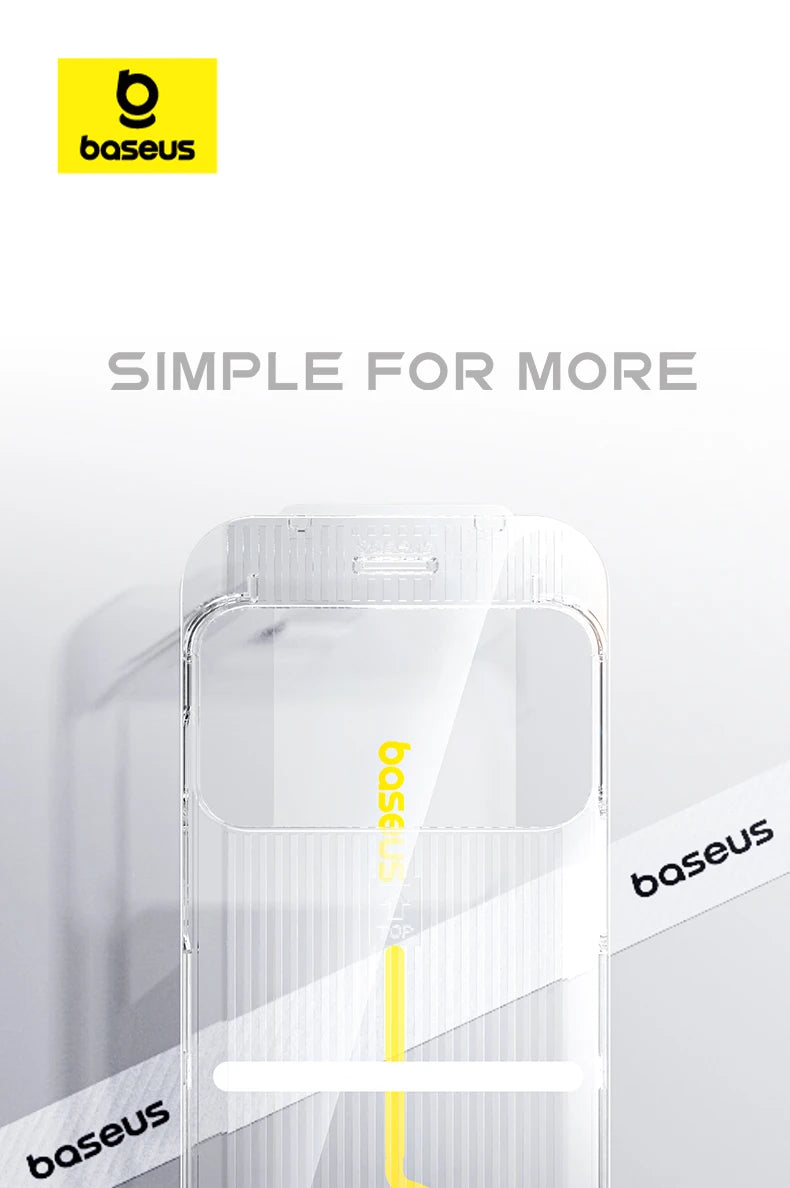 Baseus Tempered HD Screen Protector For iPhone 17 16 15 14 13 12 Pro Max