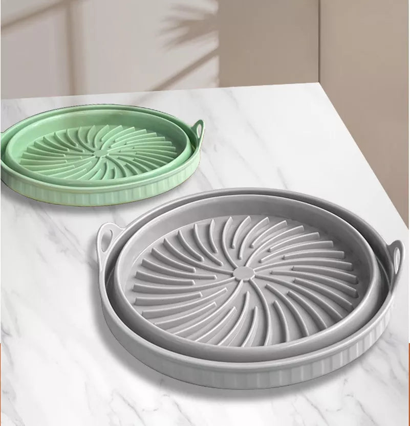 Silicone Foldable Air Fryer Basket.