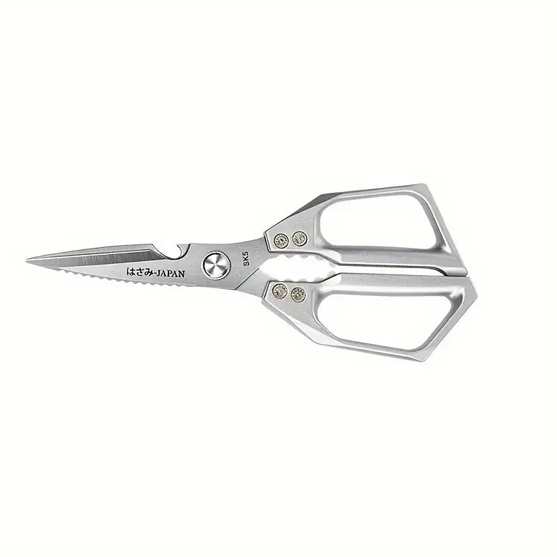 1pc Heavy-Duty Stainless Steel Multi-Purpose Kitchen Shears Scissors