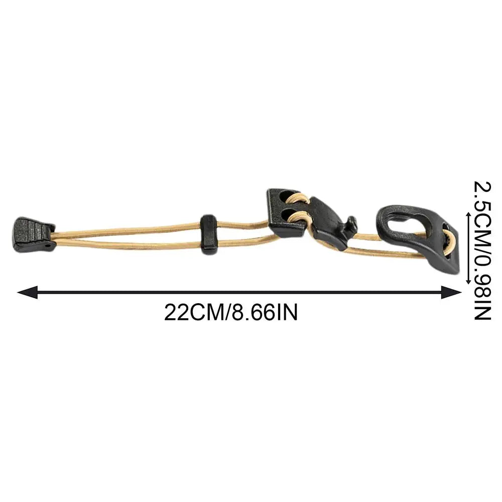 Adjustable Thick Elastic Rope Bag Expansion Strap With Quick Release Buckle