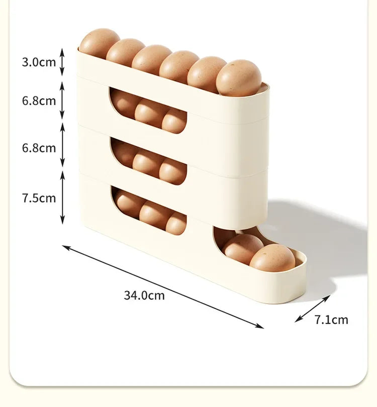 4 Layer Automatic Slide Egg Storage Box