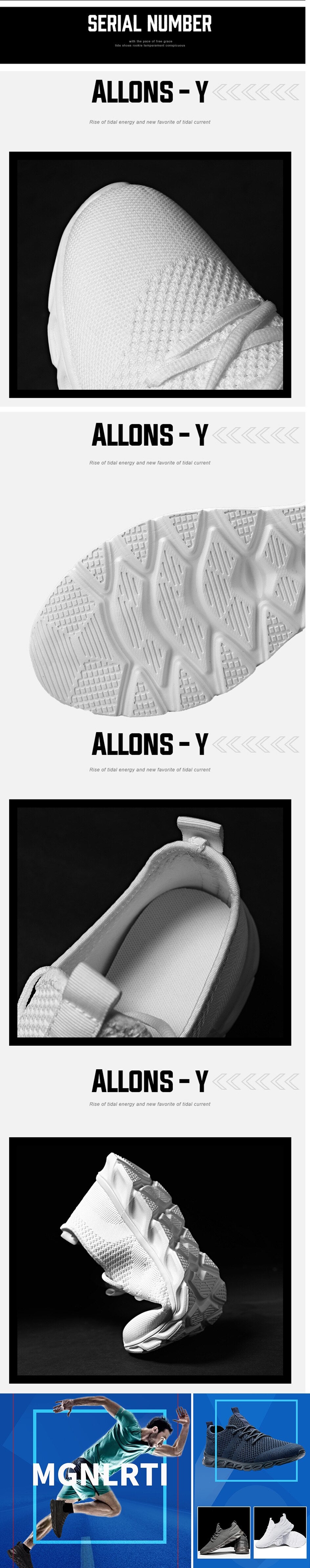 Men Casual Breathable Mesh Sport Shoes.