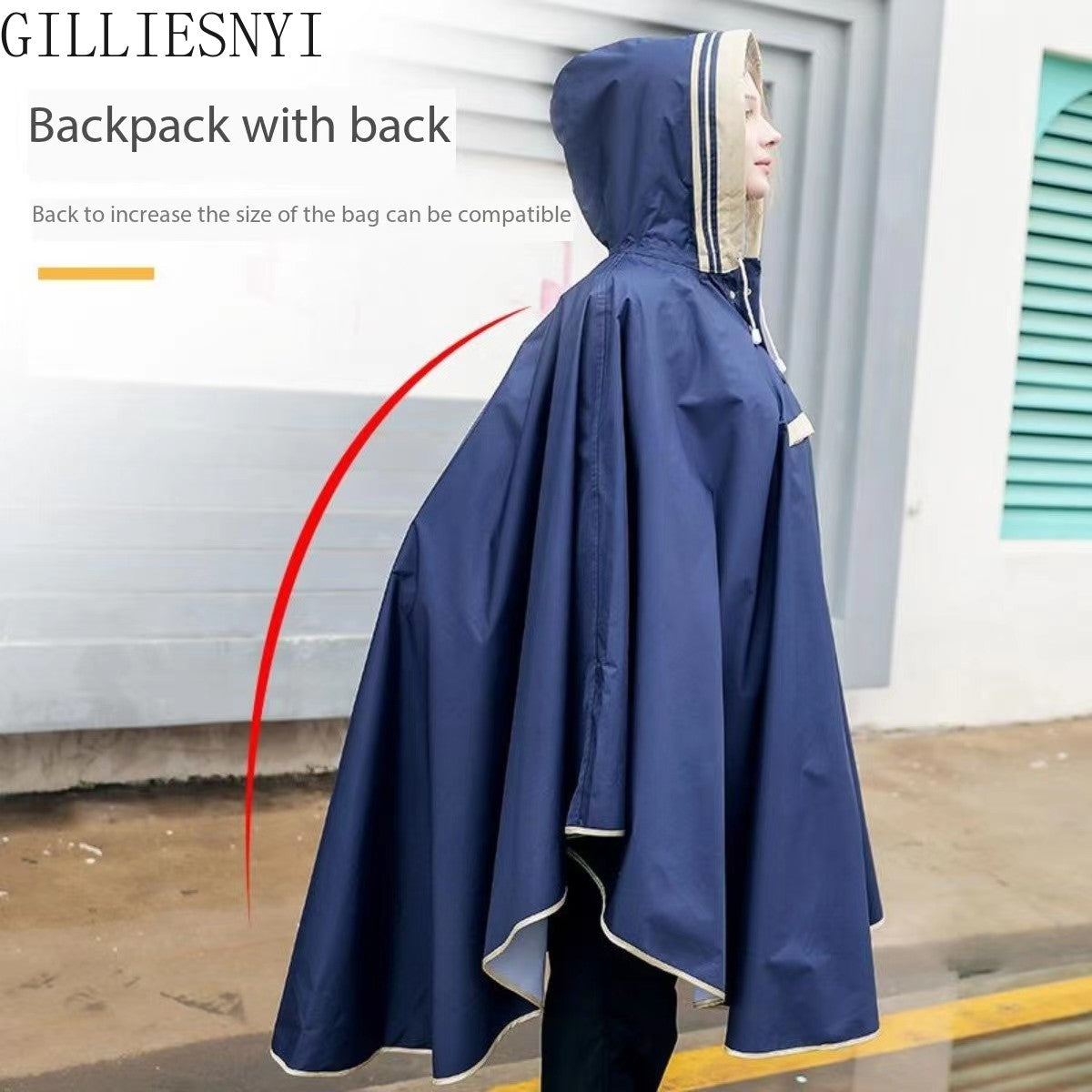 Adult/Children's Poncho Raincoat.