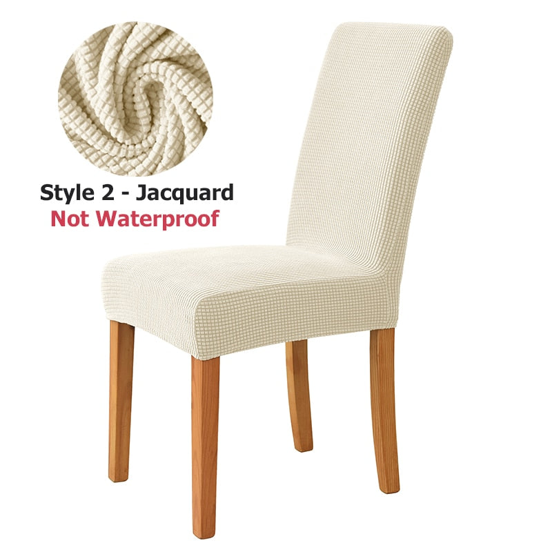 Waterproof And Non Waterproof Elastic Dining Chair Covers.