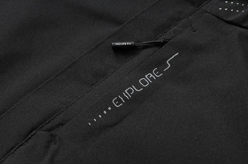 Men's Spring/Autumn Waterproof Jacket With Detachable Hood Sizes M-5XL