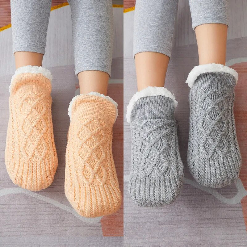 Winter Woven Thermal Cashmere Socks.