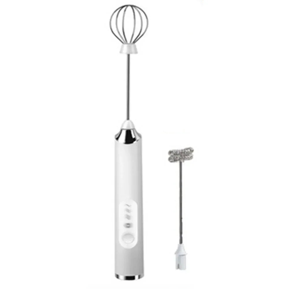 USB Rechargeable Handheld Electric 3-Speed Frother